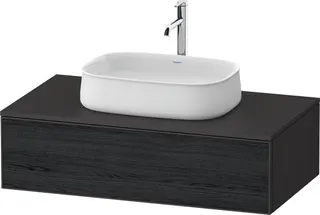 Duravit Konsolen-WTU wh. Zencha 550x1000x281mm Eiche Schwarz/Graphit Sup