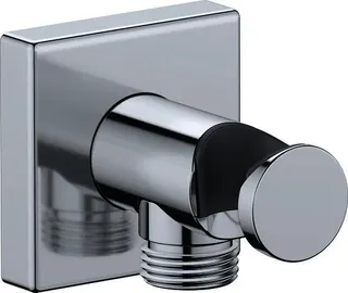 Duravit Wandanschlussbog. 55x102 Eckig Chrom HG