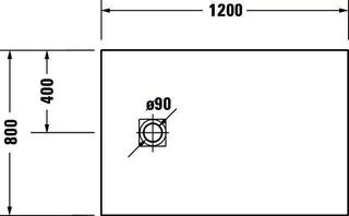 Duravit Sustano Duschwanne R.Ek 1200x800x30 Mineralguss,Hellgrau Matt – Bild 3