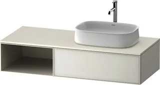 Duravit Kon.-WTU wandh. Zencha 550x1300x281mm Weiß/Weiß Supermatt 1 Ausz.