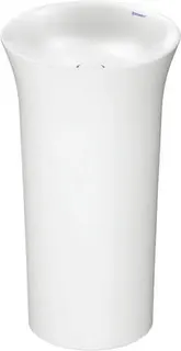 Duravit Waschtisch freisteh.,500mm White Tulip,Weiß o.ÜL,o.HLB,mit Öffnung hinten