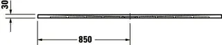 Duravit Sustano Duschwanne R.Ek 1700x900x30 Mineralguss,Greige Matt – Bild 5