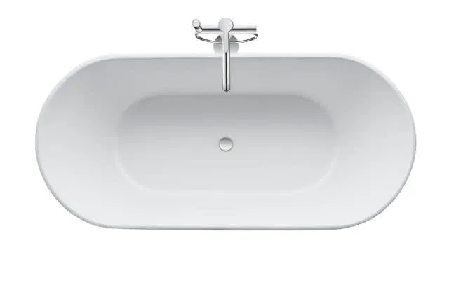 Duravit D-Neo Badewanne 1600x750,Freisteh.,Nahtl.VK Rückens.2 L/R,inkl.FG/Ab-Üb.G.,Weiß