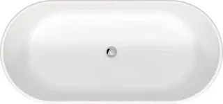 Duravit D-Neo Badewanne 1600x750,Freisteh.,Nahtl.VK Rückens.2 L/R,inkl.FG/Ab-Üb.G.,Weiß – Bild 2