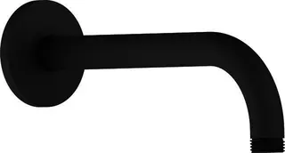 Duravit Brausearm L 210mm, Wandmontage Rosette Rund, Schwarz Matt – Bild 2
