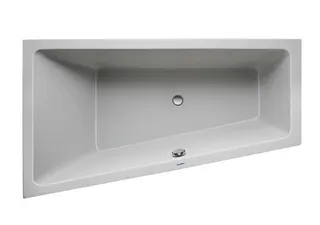 Duravit No.1 Badewanne 1600x850,Einbauvers.,Trapezf. Rückenschr.1 Pos.L, Weiß – Bild 3