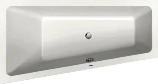 Duravit No.1 Badewanne 1600x850,Einbauvers.,Trapezf. Rückenschr.1 Pos.L, Weiß – Bild 5