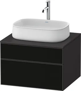 Duravit Kons-WTU wh. Zencha 550x650x442mm schw. Linienstruktur/graph. spm. 1 AZ 1
