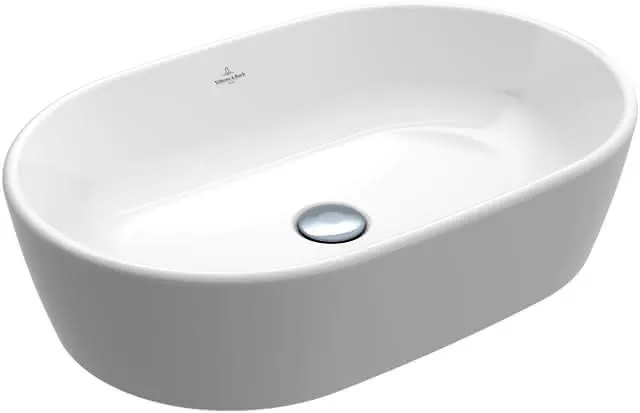 Villeroy & Boch Aufsatzwaschbecken Architectura 600x 400mm Oval o. ÜL. Weiß Alpin CeramicPlus