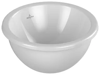 Villeroy & Boch EinbauWT Loop&Friends 390x390mm Rund o. ÜL. Außenseite glasiert Weiß Alpin – Bild 2