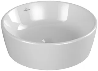 Villeroy & Boch Aufsatzwaschbecken Architectura 450x450mm Rund ohne Überlauf Weiß Alpin – Bild 3
