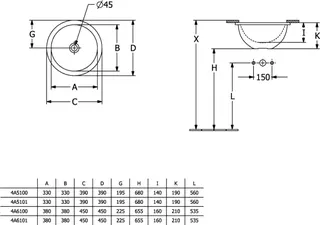 Villeroy & Boch UnterbauWT Loop&Friends 4A5200 380x380mm Ru. m ÜL AS gl weAlpin – Bild 5