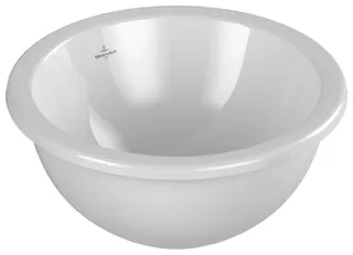 Villeroy & Boch EinbauWT Loop&Friends 450x450mm Rund o. ÜL. Außenseite glasiert Weiß Alpin – Bild 2