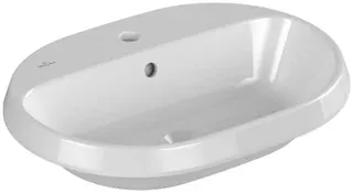 Villeroy & Boch EinbWT Architectura 600x450mm ov 1HL. m ÜL Unterseite nicht glasiert weAlpin