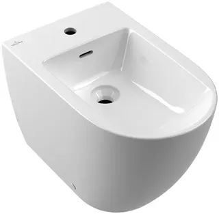 Villeroy & Boch Bidet Subway 3.0 600x370x400mm Oval bodenstehend Weiß Alpin CeramicPlus – Bild 3