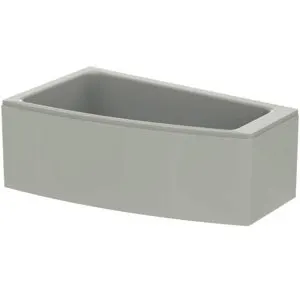 IS Raumspar-Badewanne i.life 1600x900x450mm links Weiß