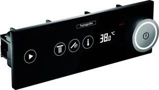 Hansgrohe Fertigset für 2 Verbraucher RainPad schwarz/chrom – Bild 2
