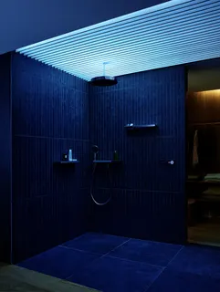 Hansgrohe Fertigset für 2 Verbraucher RainPad schwarz/chrom – Bild 3