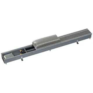 Kampmann Unterflurkonvektor Katherm QK 190/00 112/190/1800 R-Rost 12 alu. natur elox.
