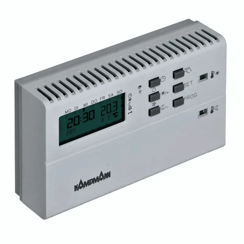 Kampmann Uhrenthermostat Typ 30056 230V Tag-Nacht-Wochenprogramm