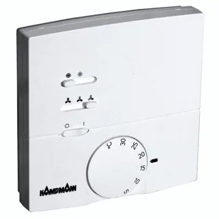 Kampmann Raumthermostat m. 3-Stufenschalter Typ 148916 und automatischer Umschaltung