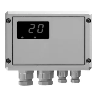 Kampmann Warmluftrückführungsregl. Typ 1530930 Display + 2 beigelegte Temperaturfühler – Bild 2