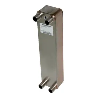 KM Edelstahl Plattenwärmetauscher für KaClima bis 11,3 kW zur Systemtrennung