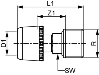 TECElogo-Ax Übergangsnippel Dimension 20 x R 1/2", Siliziumbronze – Bild 4