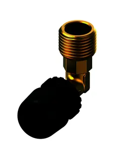 TECElogo-Ax Winkelübergangsnippel Dimension 25 x R 1", Siliziumbronze