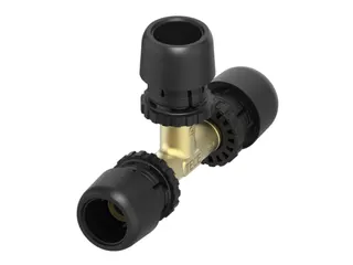 TECElogo-Ax T-Stück Dimension 25 x 25 x 25, Siliziumbronze