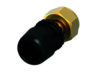 TECElogo-Ax Verschraubung, flachdichtend Dimension 16 x 3/4", Siliziumbronze