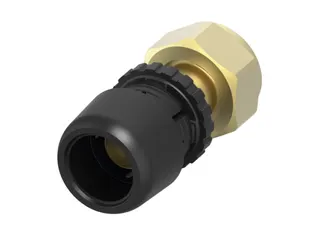 TECElogo-Ax Verschraubung, flachdichtend Dimension 32 x 1 1/2", Siliziumbronze