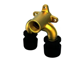 TECElogo-Ax U-Doppelwandscheibe reduz. Dim. 16 x Rp 1/2" x 20, Siliziumbronze