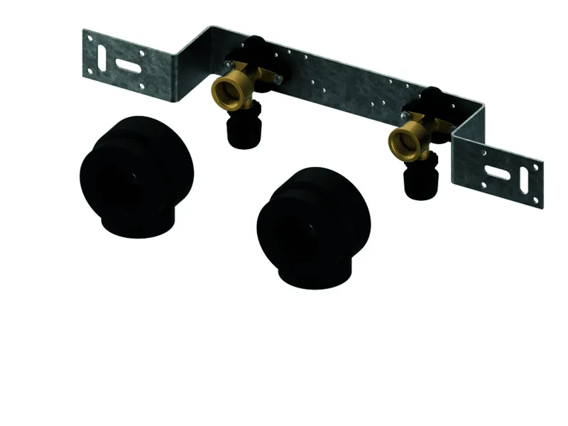 TECElogo-Ax Montageeinheit 150 mm mit Wandscheibe Dim. 16 x Rp 1/2", Si-Bronze