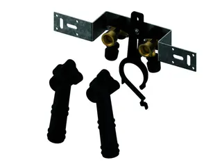 TECElogo-Ax Montageeinheit 80 mm mit Wandscheibe Dim. 16 x Rp 1/2", Si-Bronze