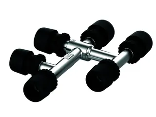 TECElogo-Ax Kreuzungsfitting Dimension 20 x 16 x 16, Standard Messing – Bild 2