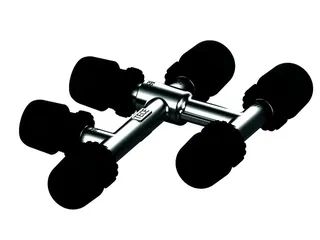 TECElogo-Ax Kreuzungsfitting Dimension 20 x 16 x 20, Standard Messing