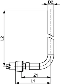 TECElogo-Ax Heizkörper-Montagewinkel 15 mm Dimension 20, CU vernickelt – Bild 5