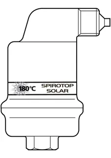 SP Großentlüfter SpiroTop SolarAutoClose 1/2" IG, 10 bar, 180 Grad, Schwimmer:TPX – Bild 2