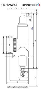 SP Luft- u. Schlammabsch. MB3-1 1/4" IG variable Einbaulage / 10 bar, 110 Grad – Bild 2