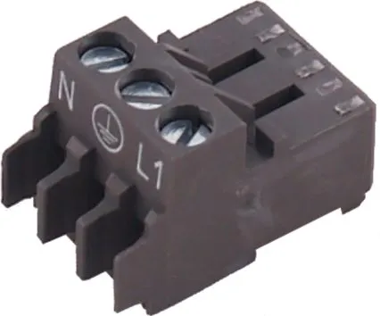 Wolf Gegenstecker braun 3-polig Rast5 für Regelung für TGK, TGK-B