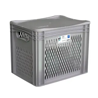 comfort-Rescue-Box mit Deckel und Tauchmotorpumpe und Zubehör