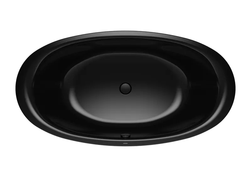 Kaldewei Badewanne ELLIPSO DUO OVAL freistehend Mod. 232-7,1900x1000mm,schwarz,VKT schwarz
