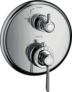 Hansgrohe Thermostat Unterputz Axor Montreux F-Set Hebelgriff chrom mit Absperrventil