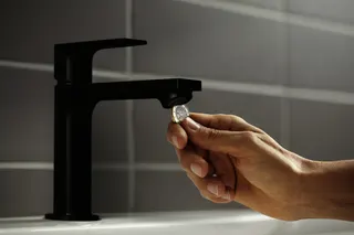 Hansgrohe Einhebel-Waschtischmischer Rebris E 110 CoolStart ohne Ablaufgarnitur MSW – Bild 5