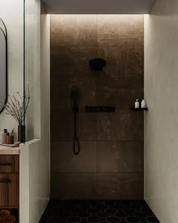 Hansgrohe Brausehalter FixFit Q Porter KS für Handbrause mattschwarz – Bild 3