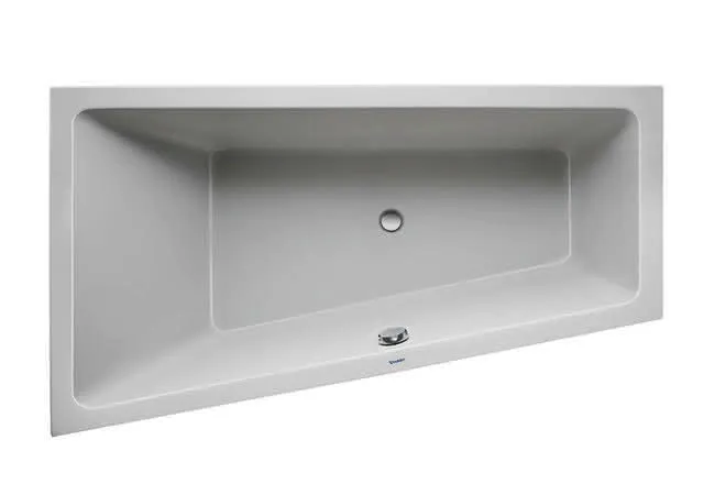 Duravit No.1 Badewanne 1500x800,Einbauvers.,Trapezf. Rückenschr.1 Pos.L, Weiß