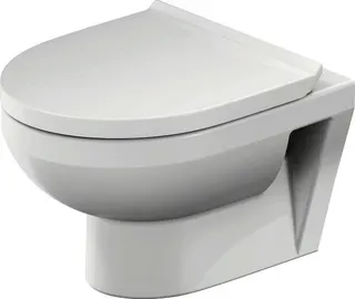 Wand-WC Duravit No.1 Compact 480mm, Weiß, Tiefspüler, rimless, HYG