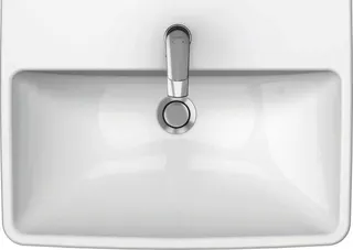WT/MWT 650mm, Duravit No.1 weiß, mit ÜL, mit HLB – Bild 4