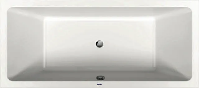 Duravit No.1 Badewanne 1800x800,Einbauversion Rückenschr. 2 Pos. L/R, Weiß